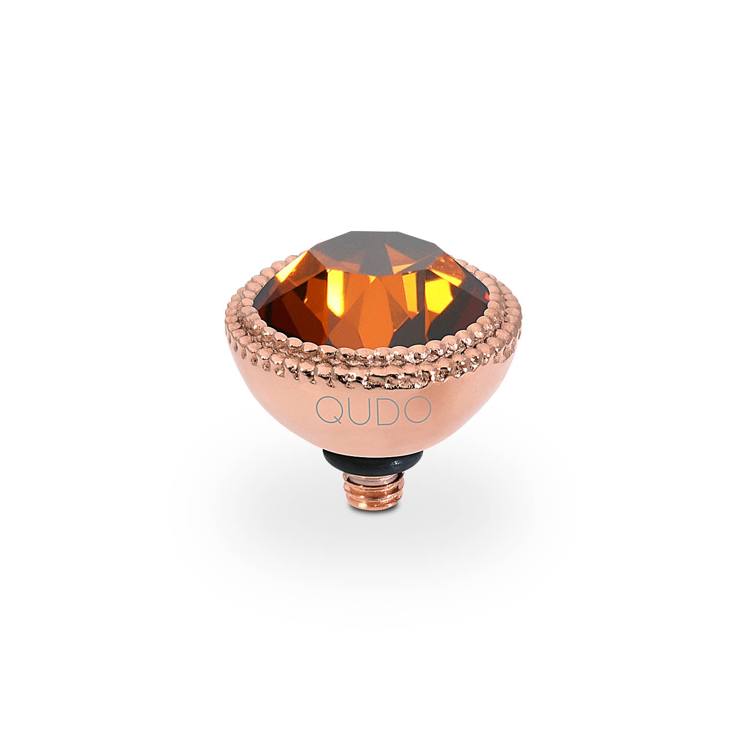 Fabero Top 11 mm - Roségold smoked amber