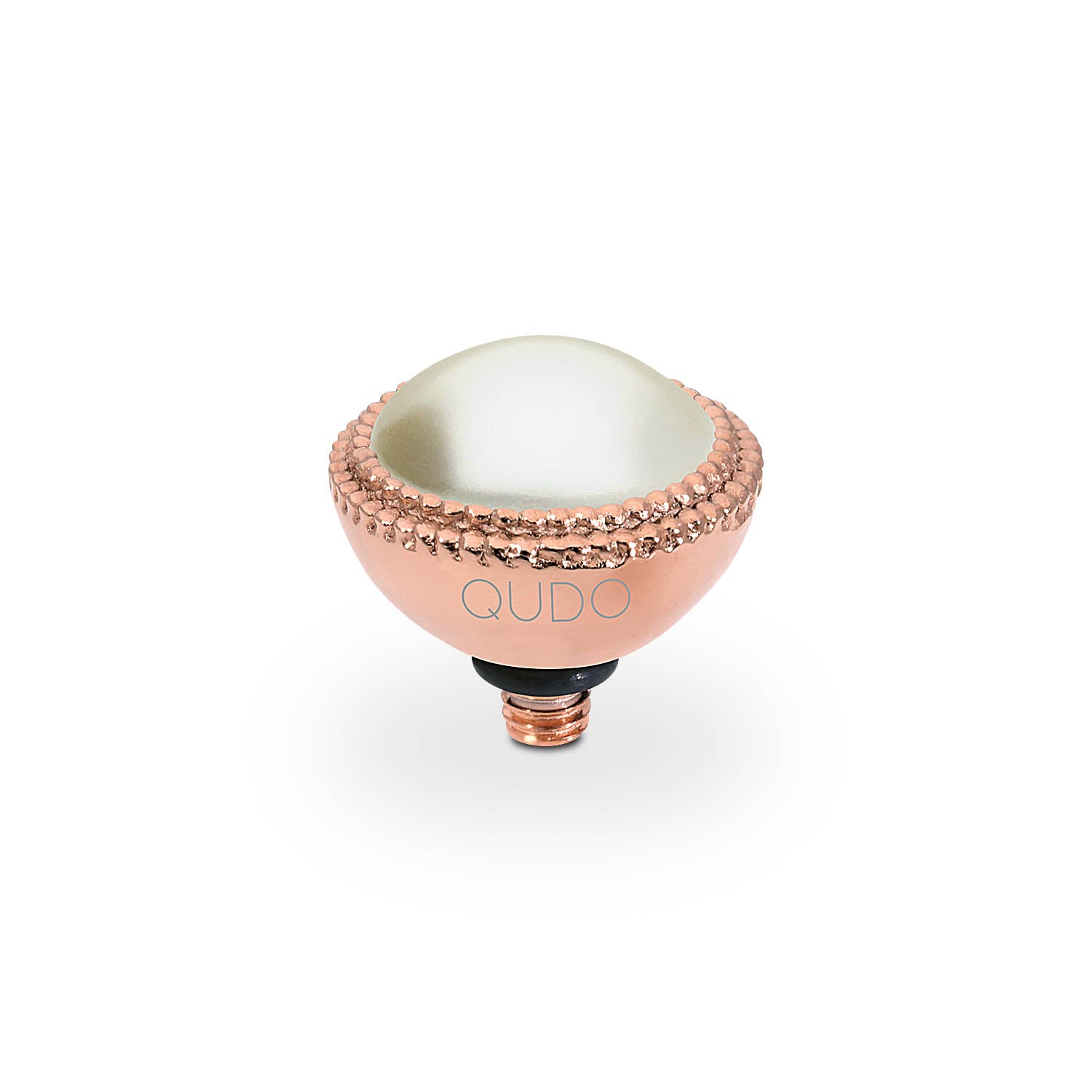 Fabero Top 11 mm - Roségold cream pearl