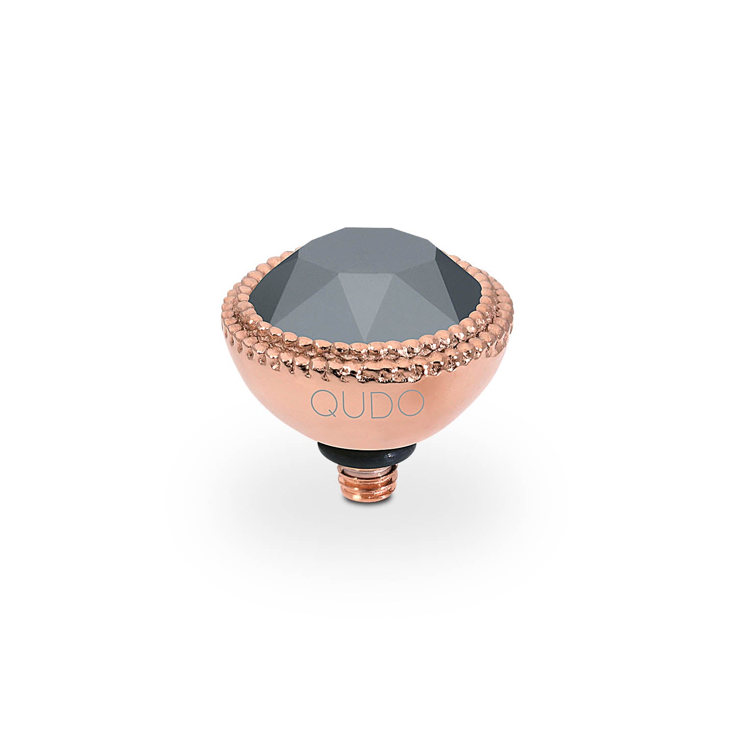 Fabero Top 11 mm - Roségold jet hematite
