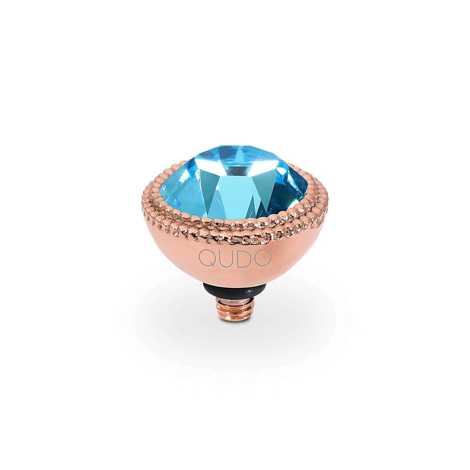 Fabero Top 11 mm - Roségold aquamarine