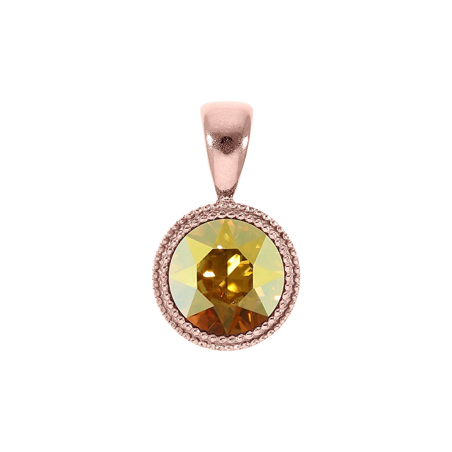 Fabero Anhänger 11 mm - Roségold metallic sunshine