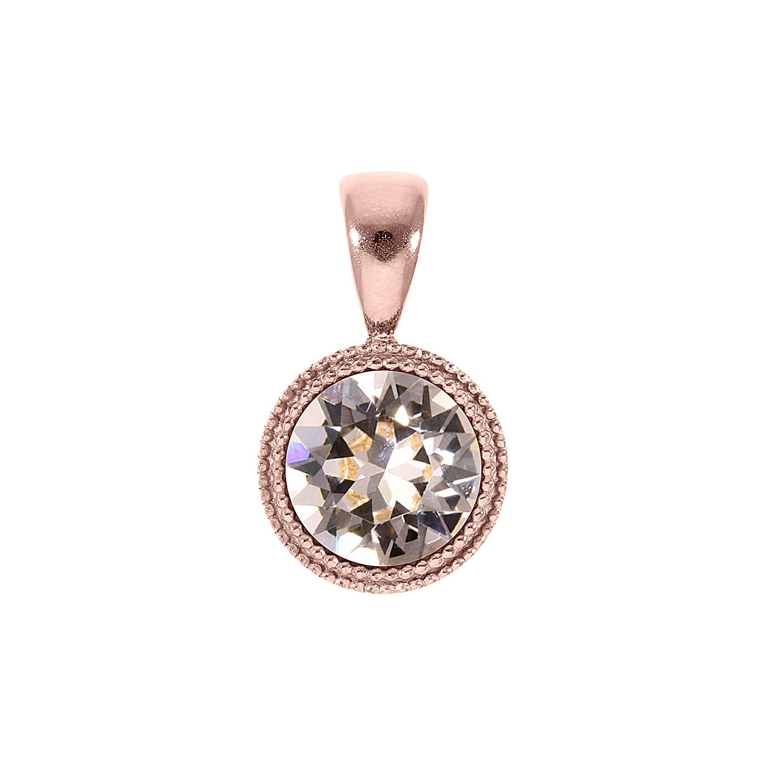Fabero Anhänger 11 mm - Roségold silk