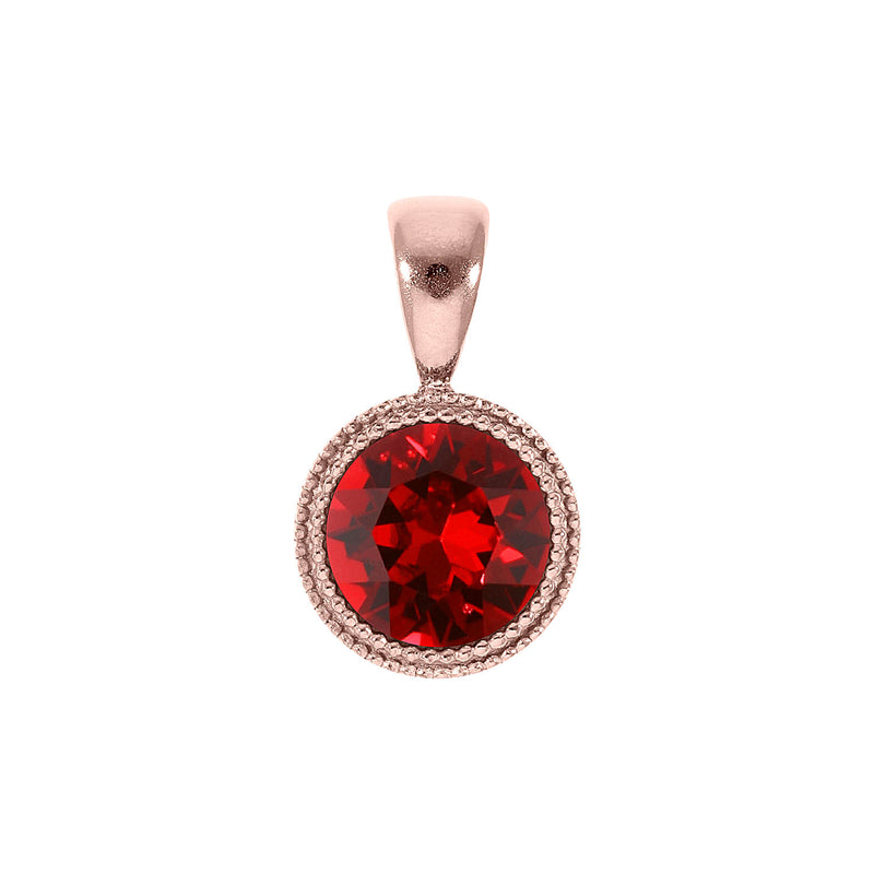 Fabero Anhänger 11 mm - Roségold scarlet