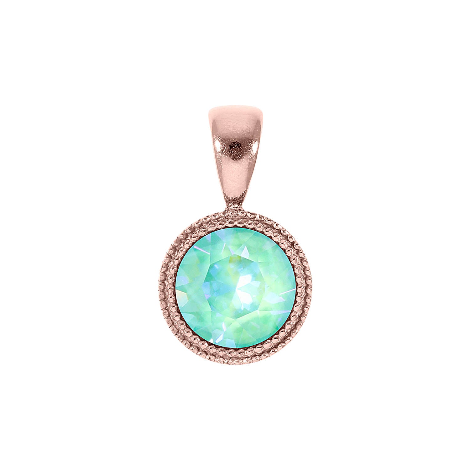 Fabero Anhänger 11 mm - Roségold silky sage delite