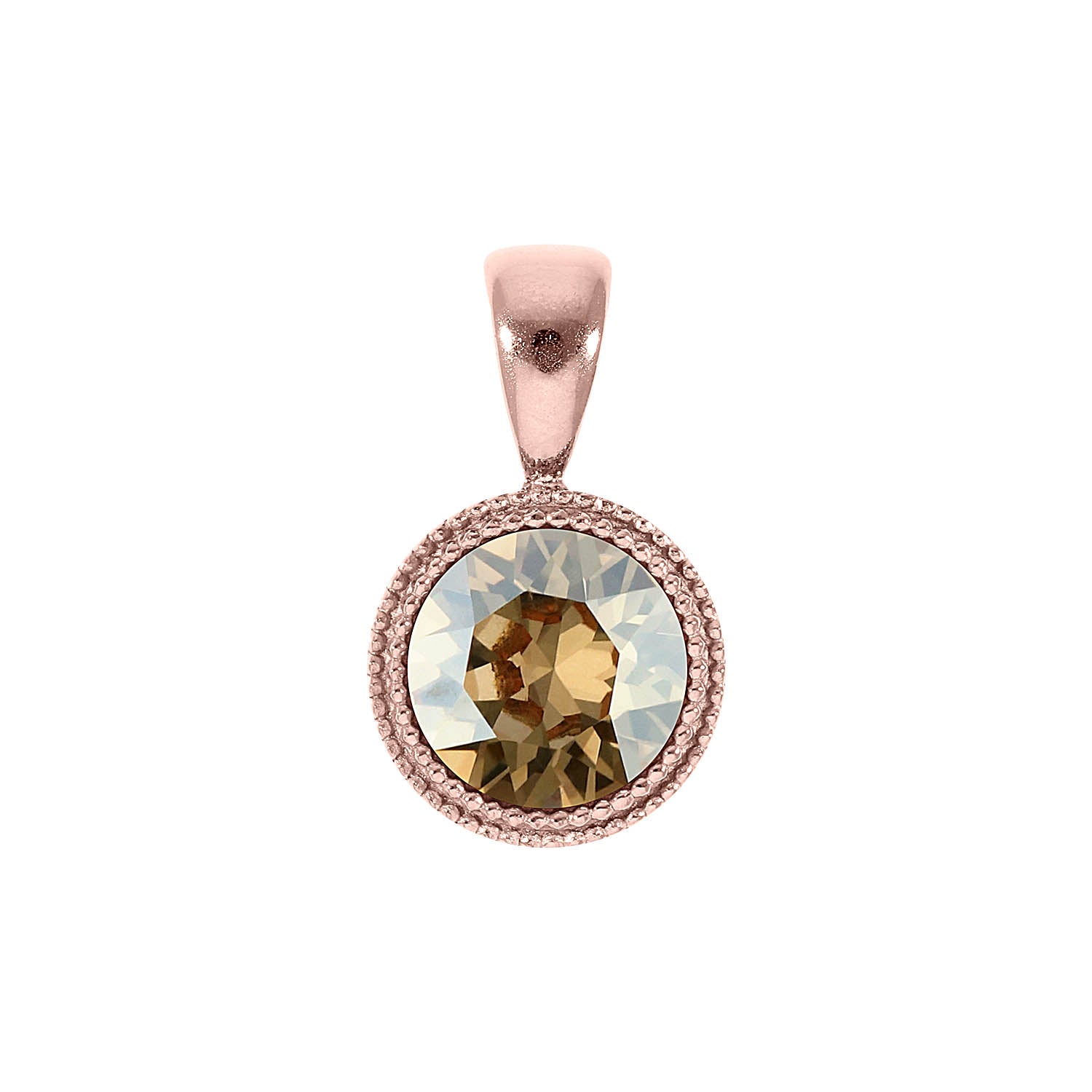 Fabero Anhänger 11 mm - Roségold golden shadow