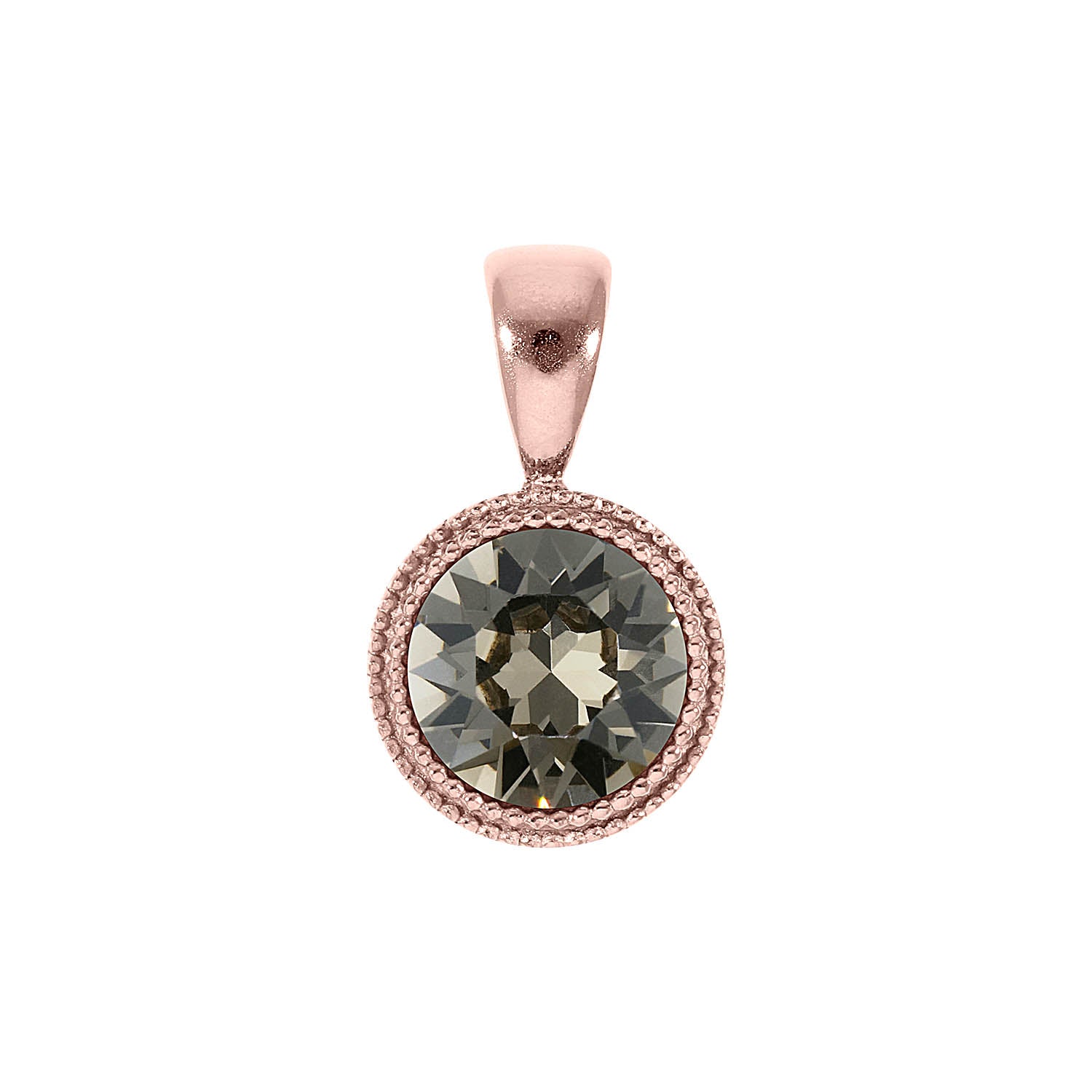 Fabero Anhänger 11 mm - Roségold Greige