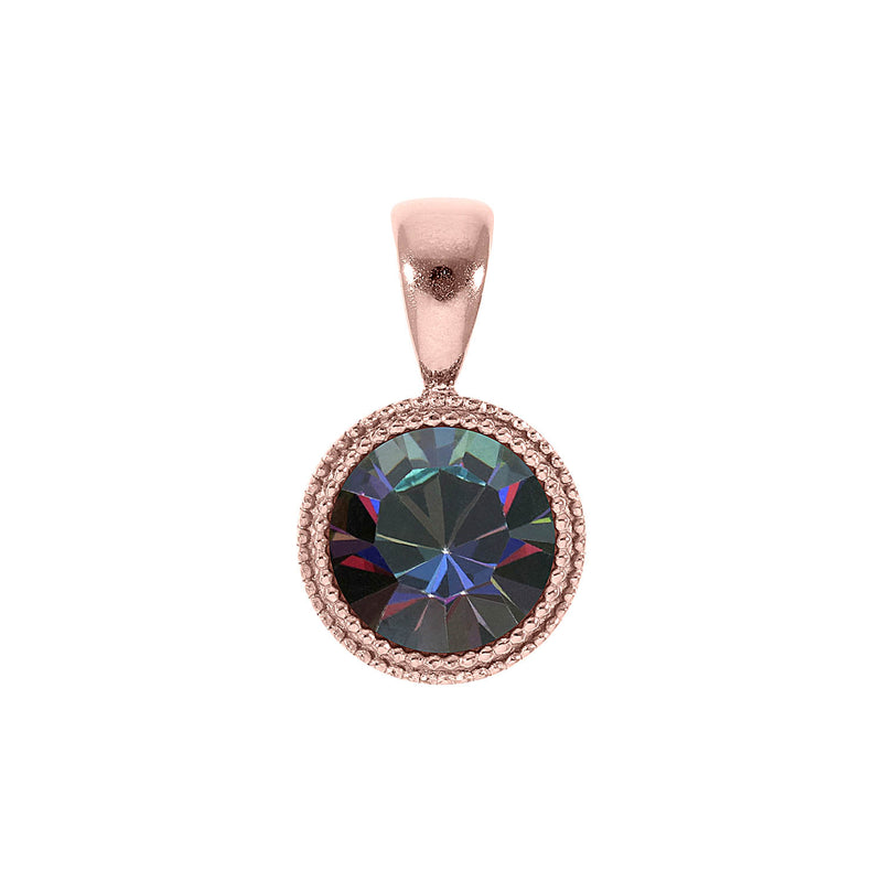 Fabero Anhänger 11 mm - Roségold Crystal Vitrail Medium