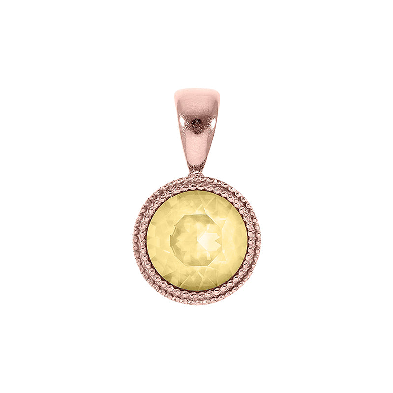 Fabero Anhänger 11 mm - Roségold Recreated Dark Jonquil