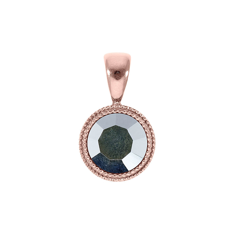 Fabero Anhänger 11 mm - Roségold crystal labrador