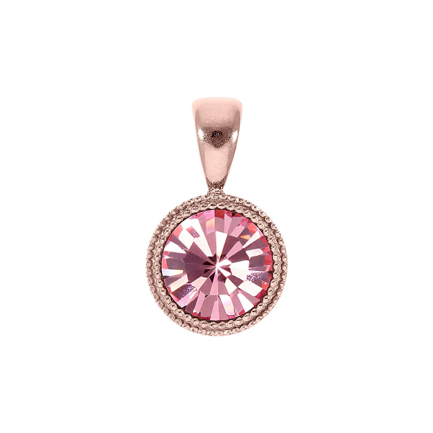 Fabero Anhänger 11 mm - Roségold Light Rose