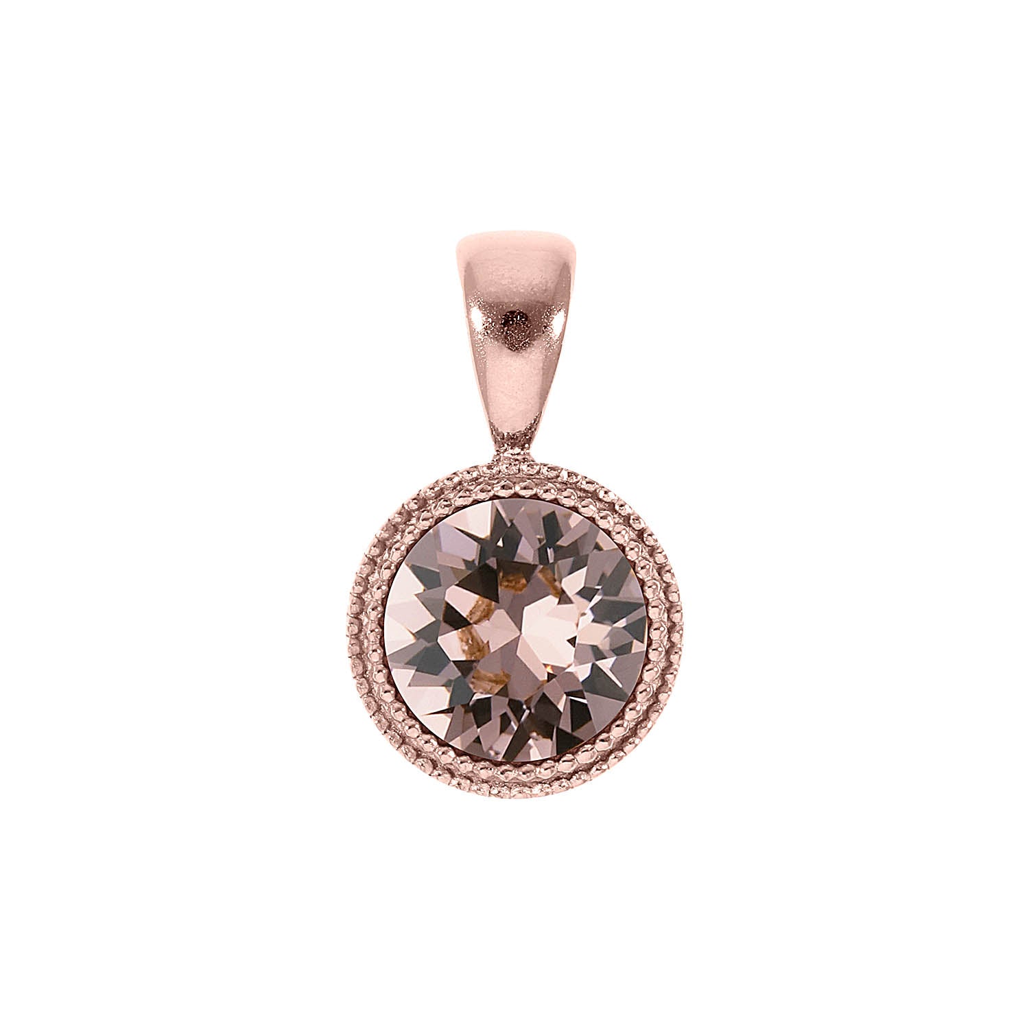 Fabero Anhänger 11 mm - Roségold vintage rose