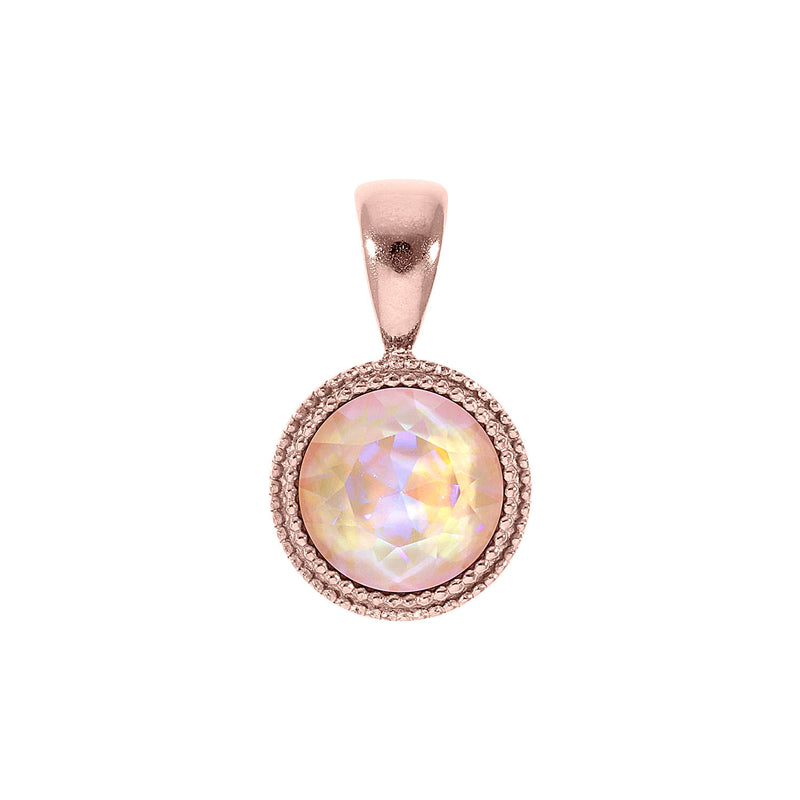 Fabero Anhänger 11 mm - Roségold dusty pink delite