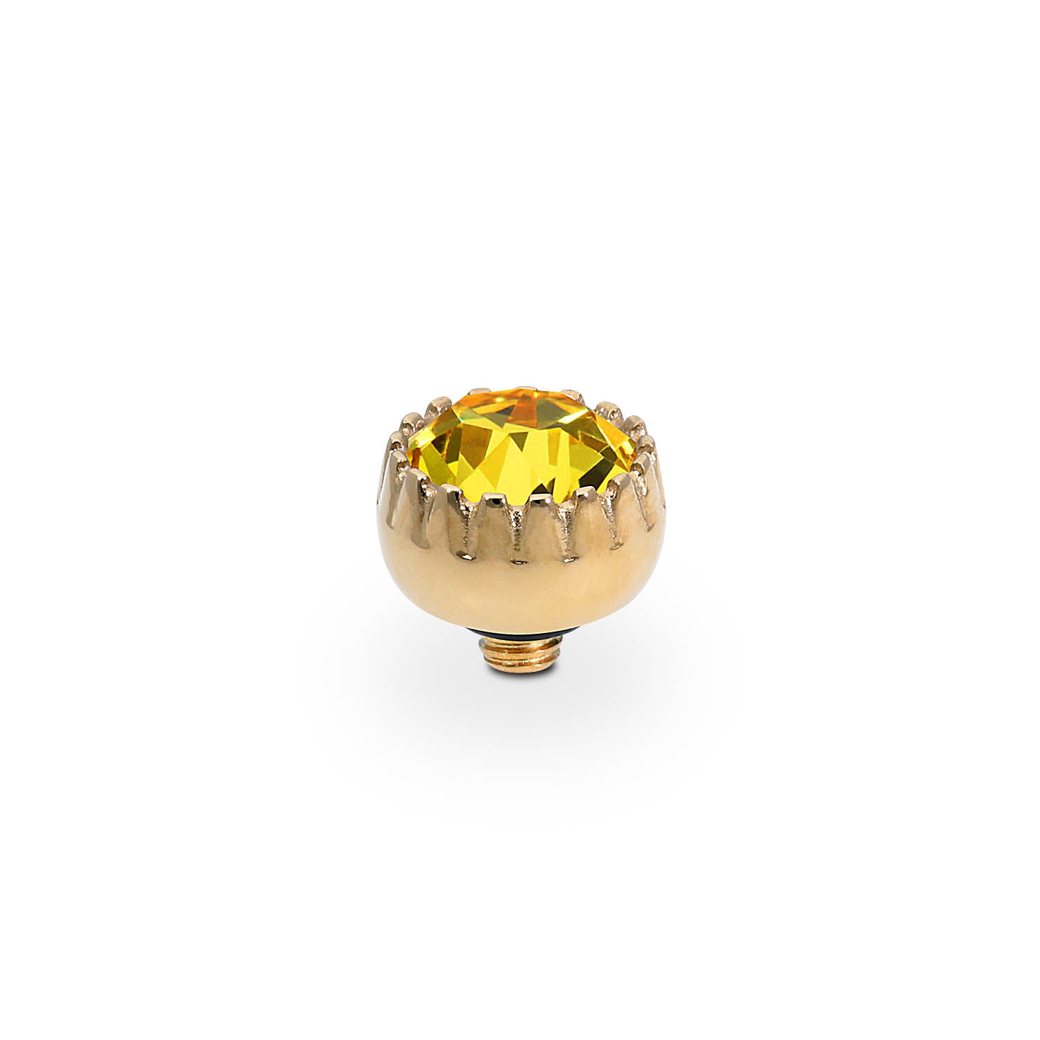 London Small Top 8 mm - Gold light topaz