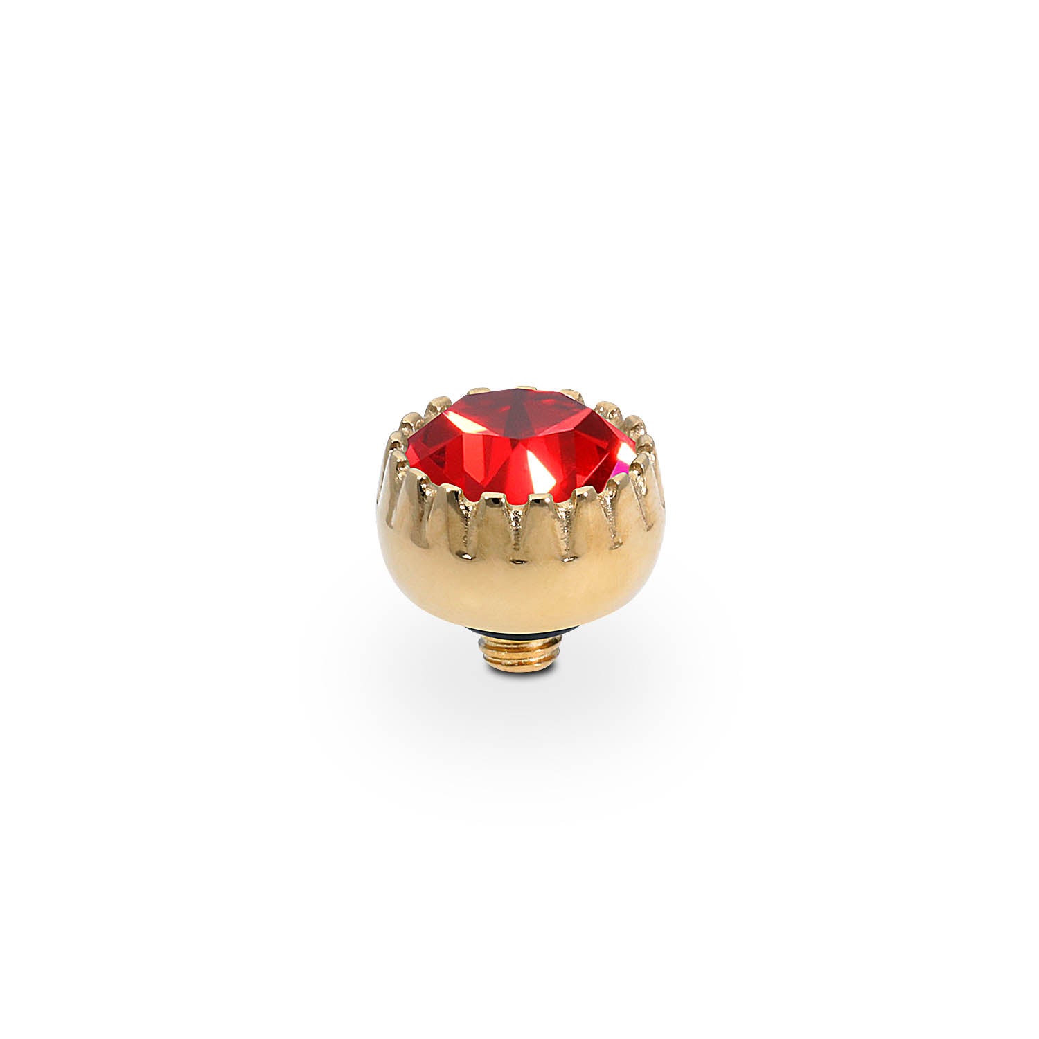 London Small Top 8 mm - Gold scarlet