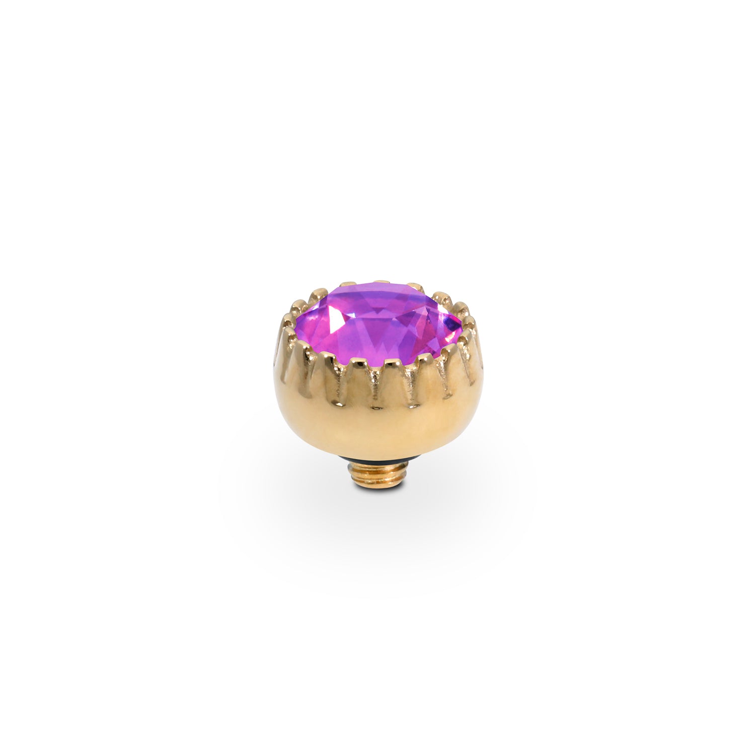 London Small Top 8 mm - Gold ReCreated Dark Sapphire