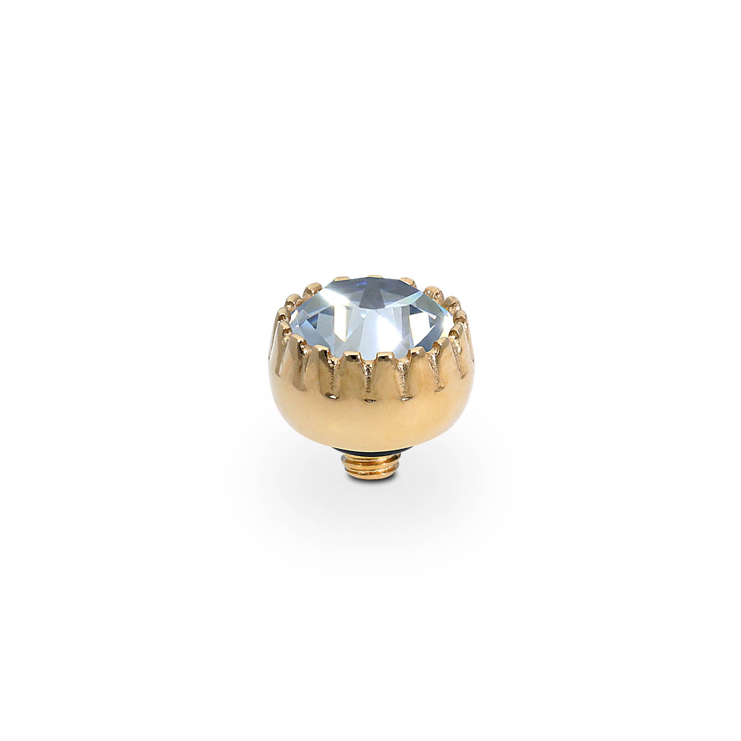 London Small Top 8 mm - Gold blue shade