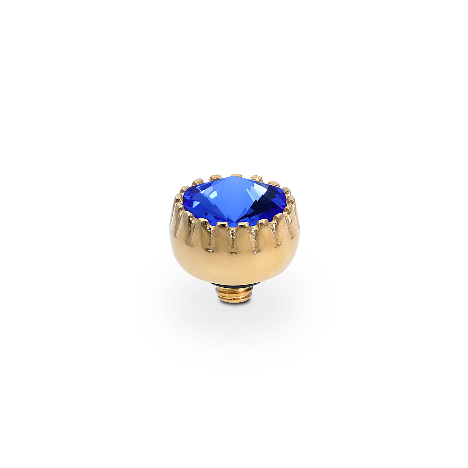 London Small Top 8 mm - Gold sapphire
