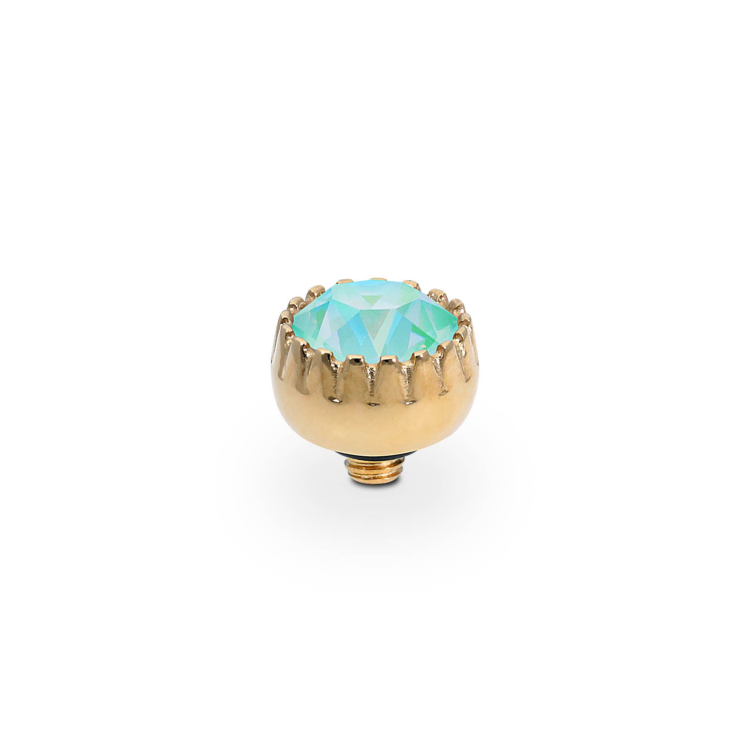 London Small Top 8 mm - Gold silky sage delite