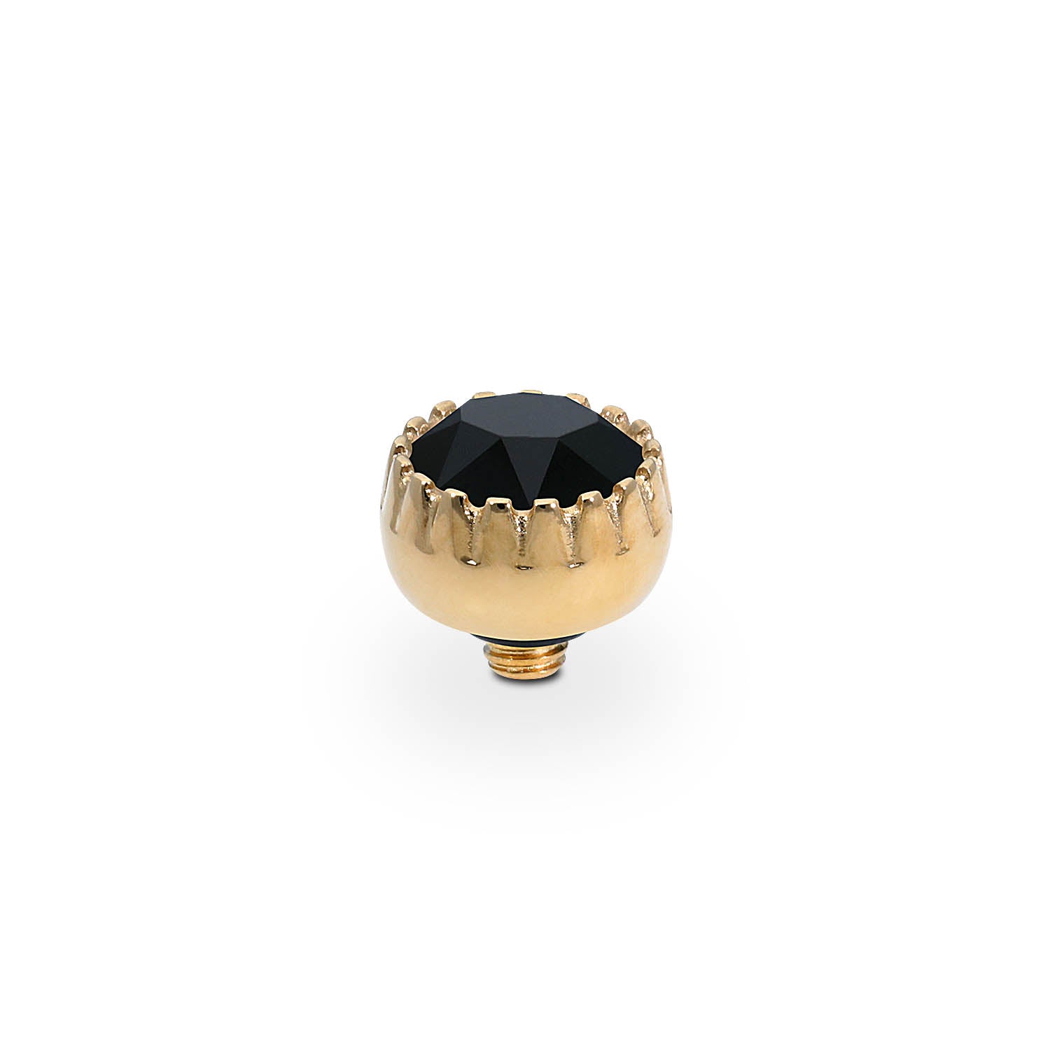 London Small Top 8 mm - Gold jet