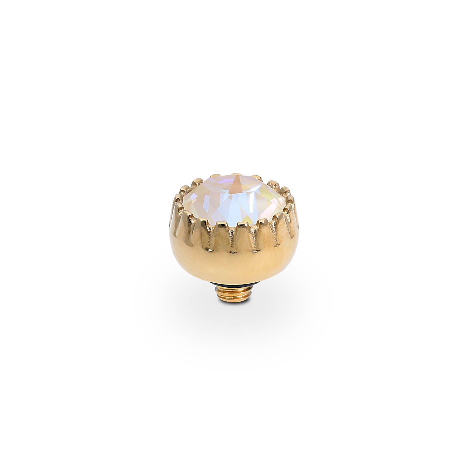 London Small Top 8 mm - Gold ivory cream delite