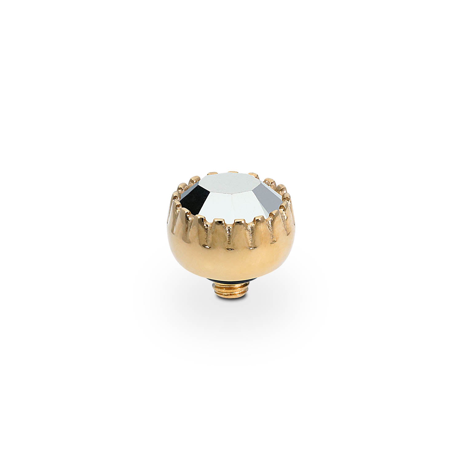 London Small Top 8 mm - Gold crystal labrador