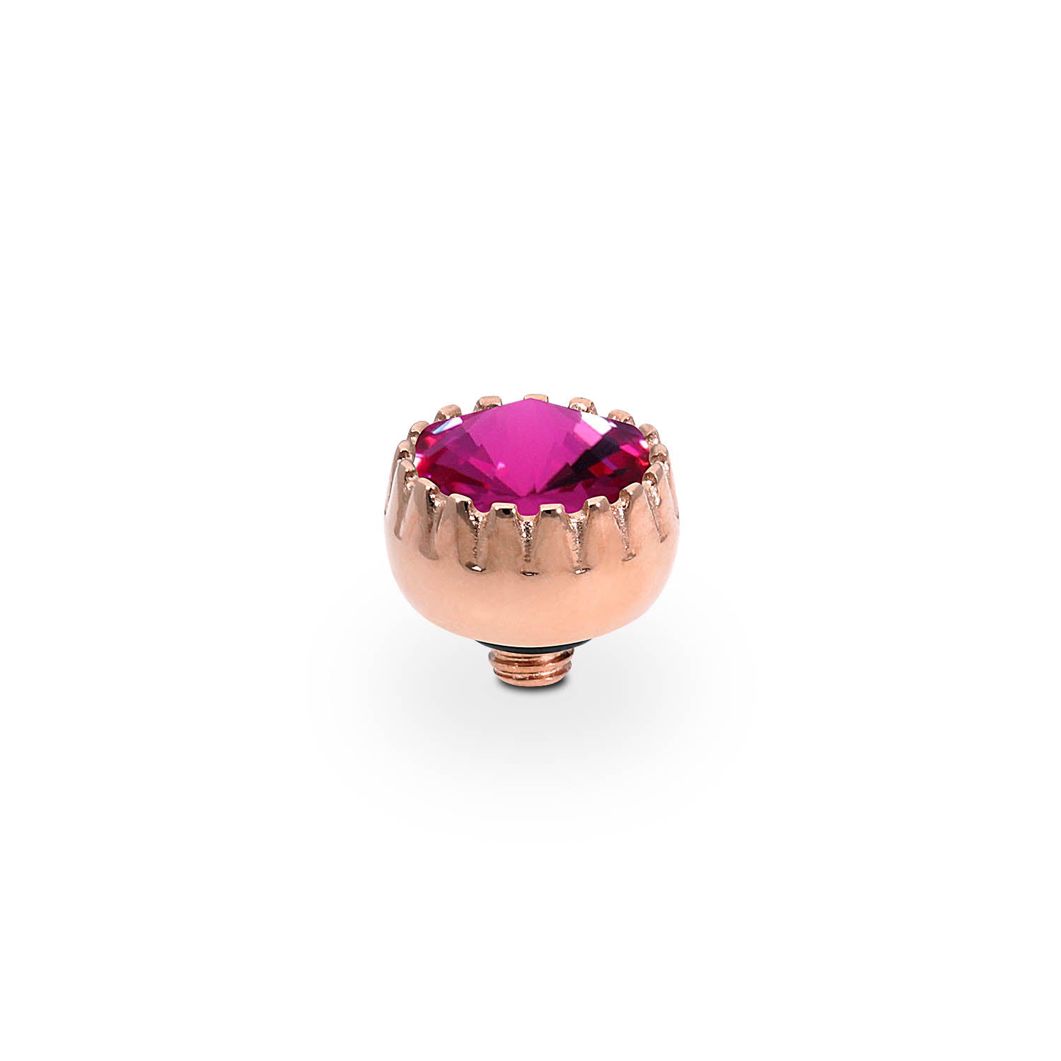 London Small Top 8 mm - Roségold fuchsia