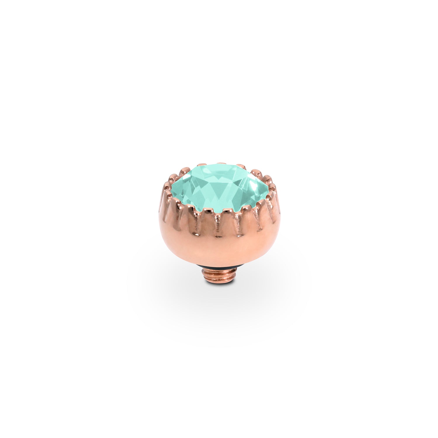London Small Top 8 mm - Roségold crystal soft mint ignite