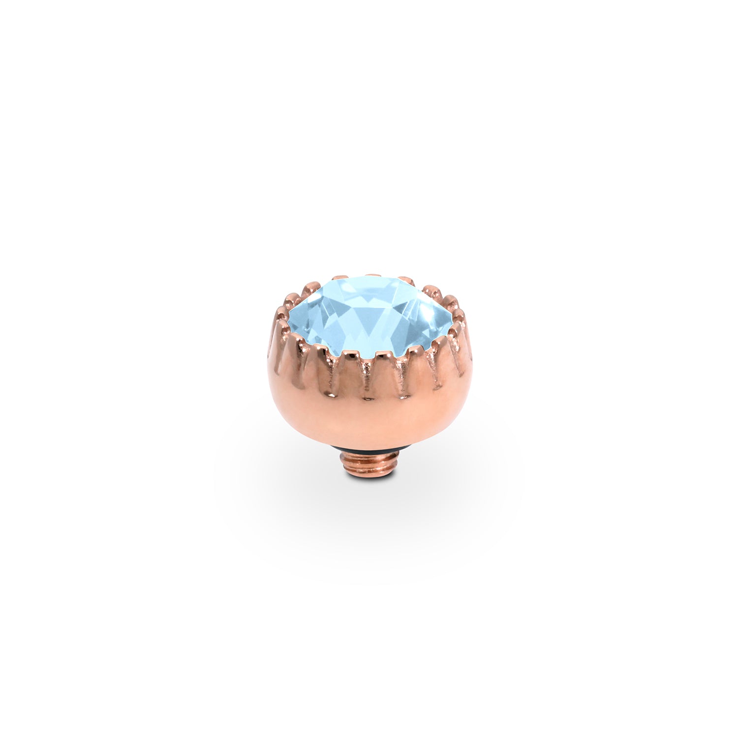 London Small Top 8 mm - Roségold crystal sky ignite