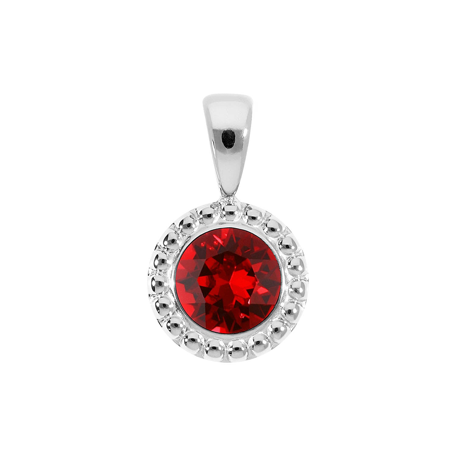 Ghiare Anhänger 11 mm - Silber scarlet