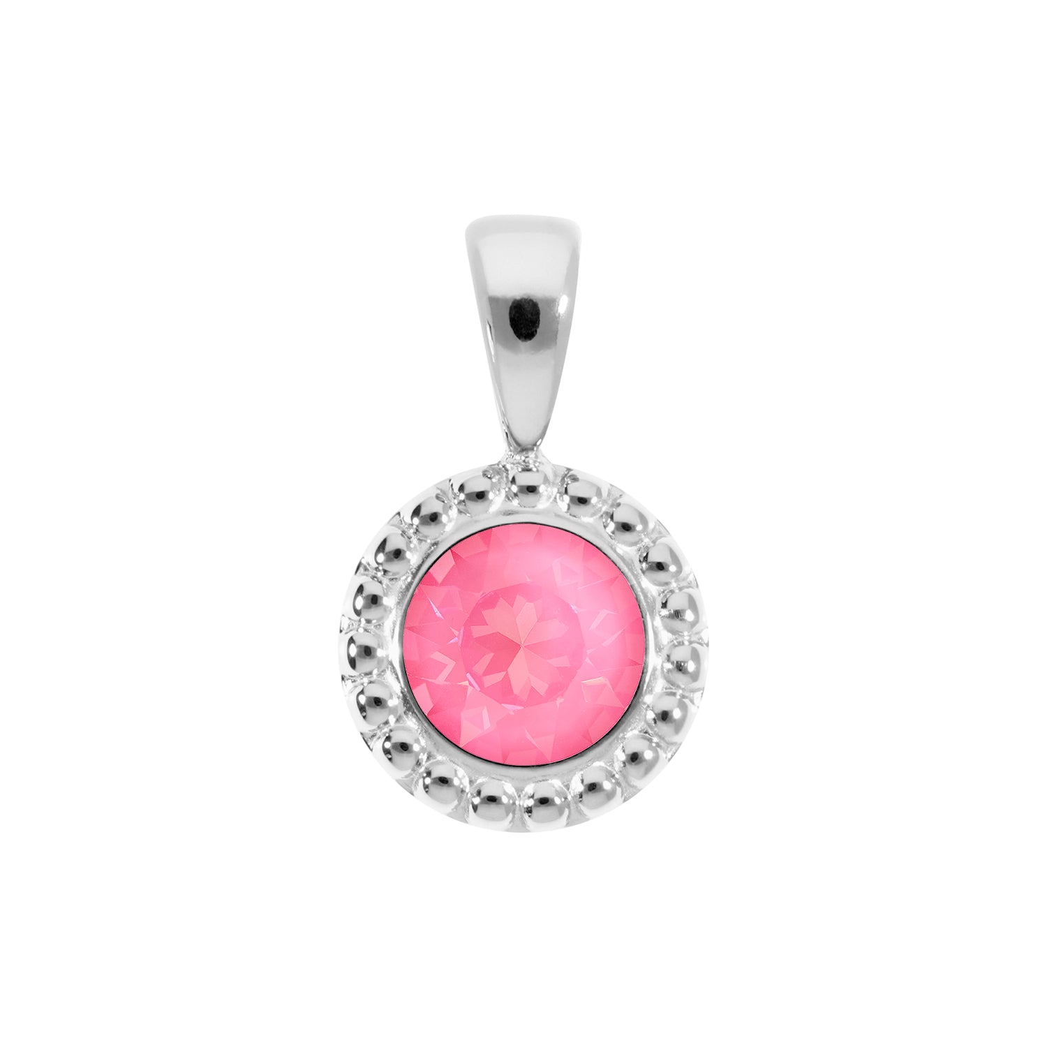 Ghiare Anhänger 11 mm - Silber Crystal Dahlia Ignite