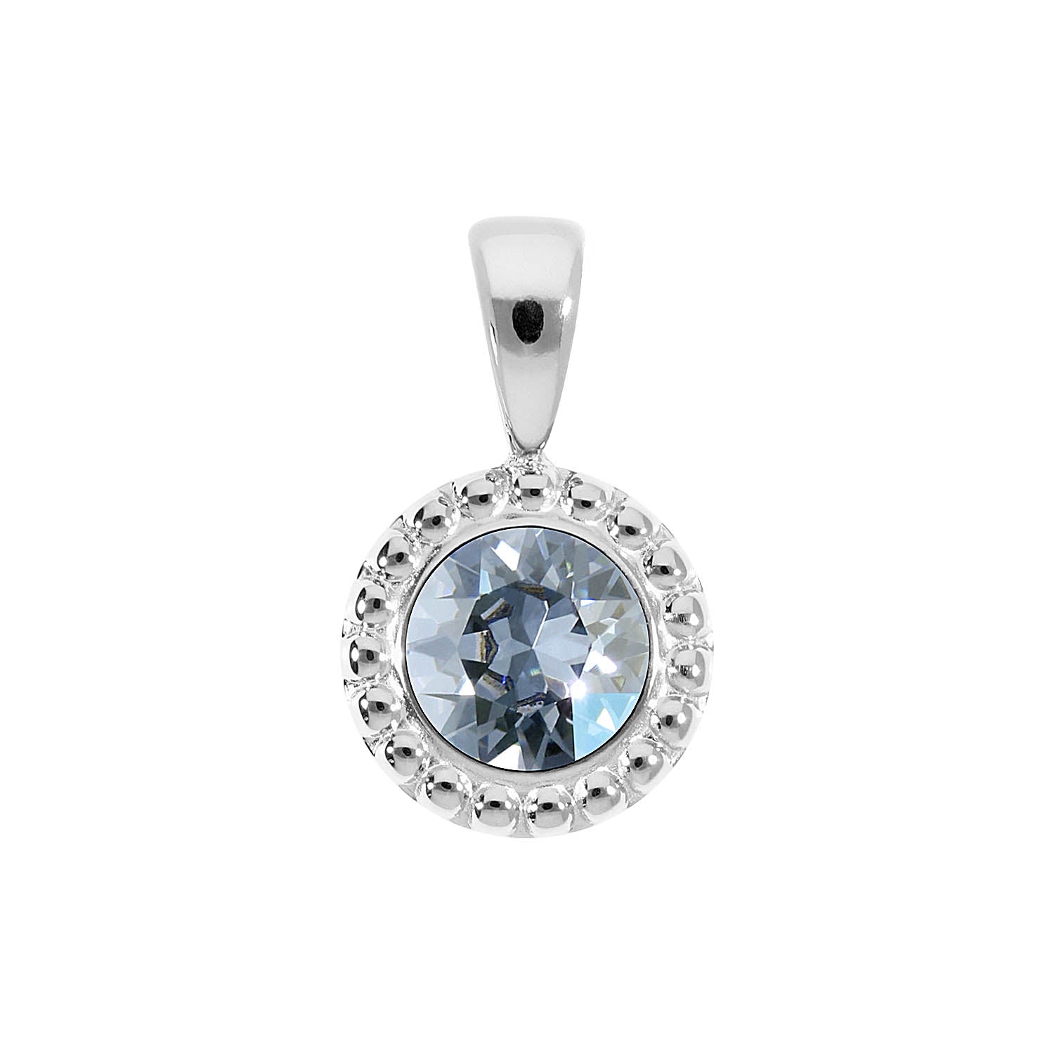 Ghiare Anhänger 11 mm - Silber blue shade