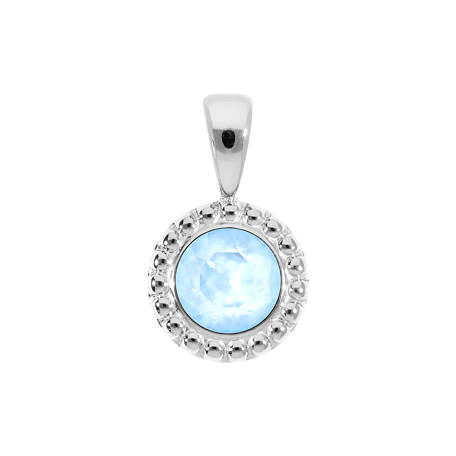 Ghiare Anhänger 11 mm - Silber crystal sky ignite