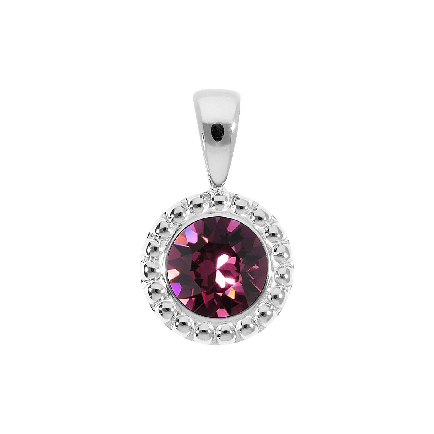 Ghiare Anhänger 11 mm - Silber amethyst