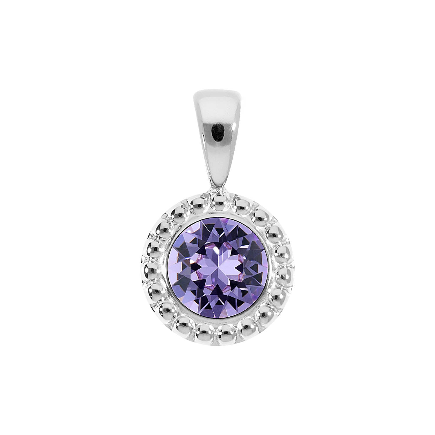 Ghiare Anhänger 11 mm - Silber Violet
