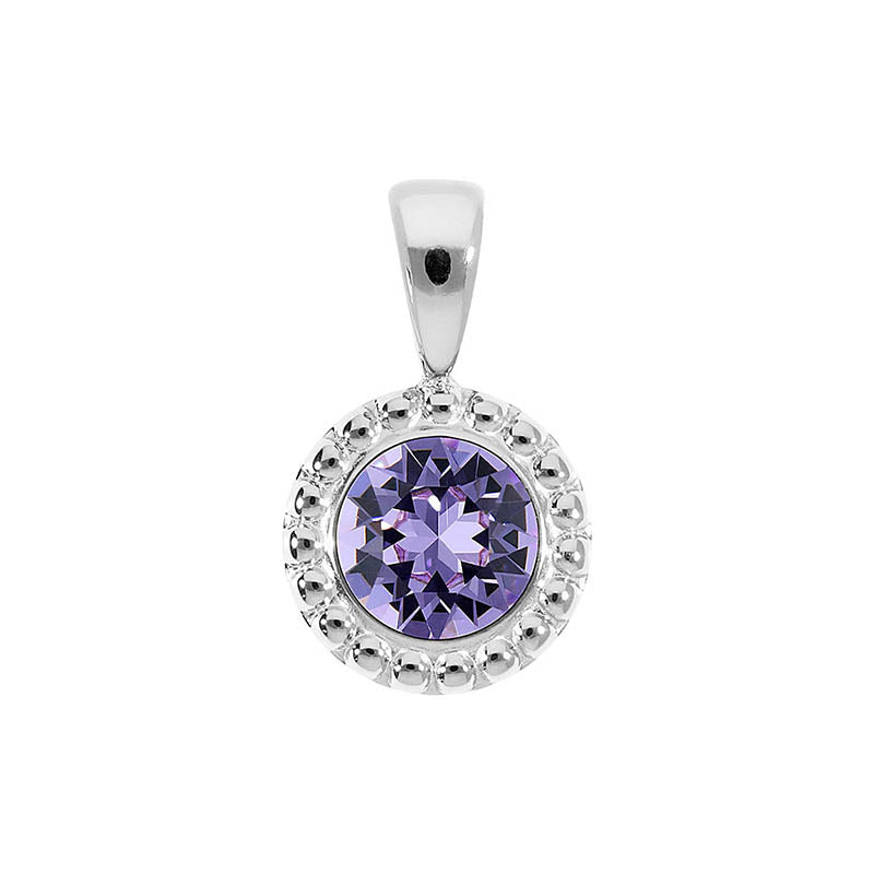 Ghiare Anhänger 11 mm - Silber Violet