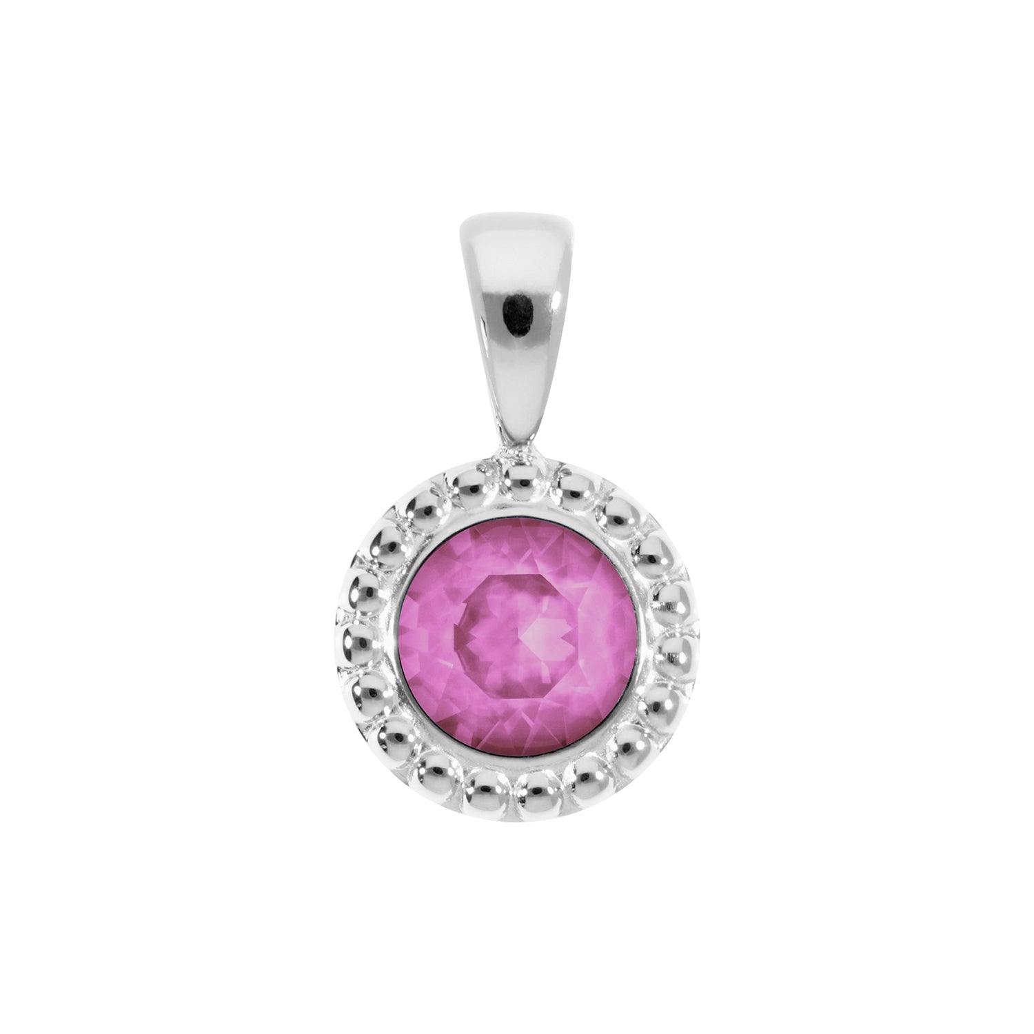Ghiare Anhänger 11 mm - Silber Crystal Orchid Ignite