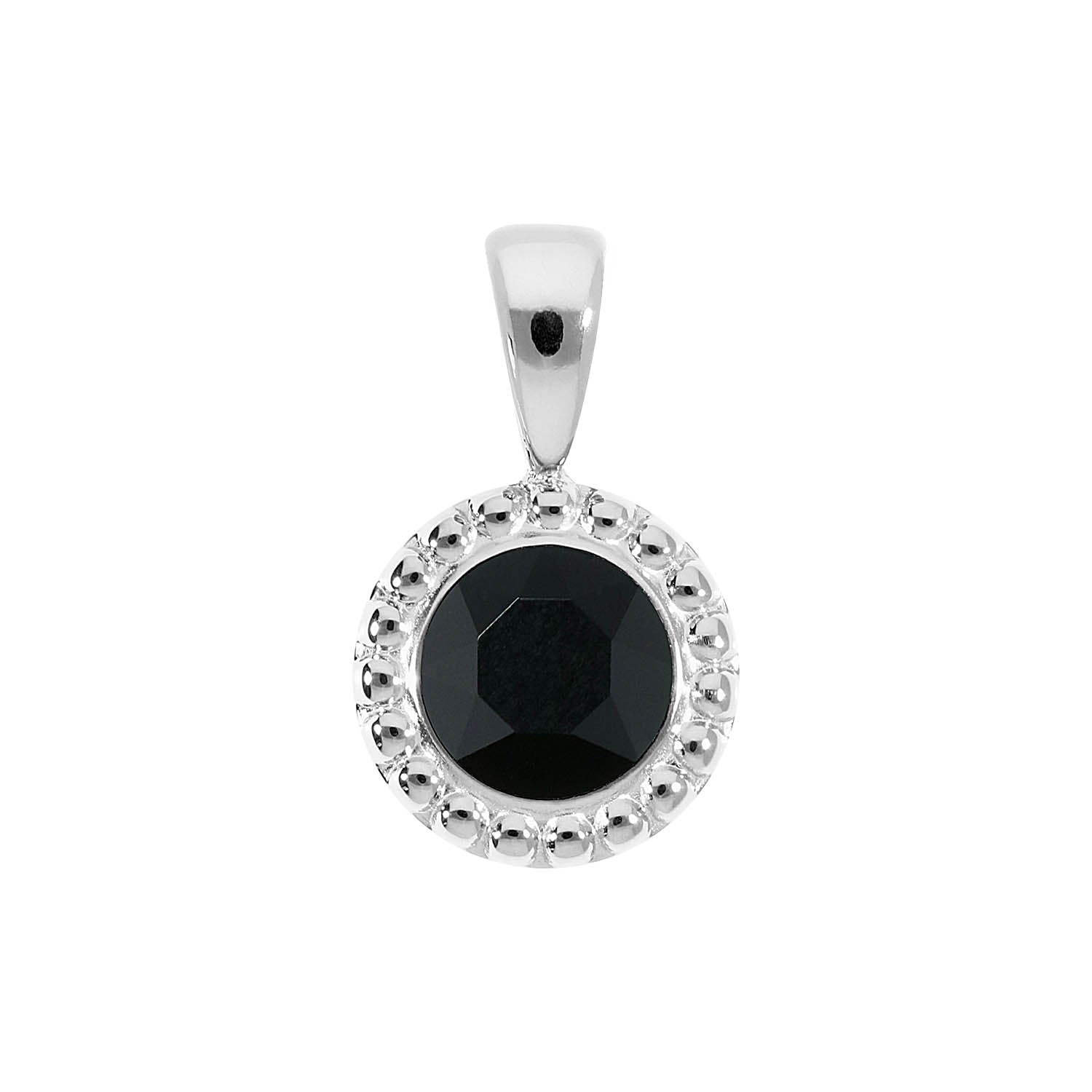 Ghiare Anhänger 11 mm - Silber jet