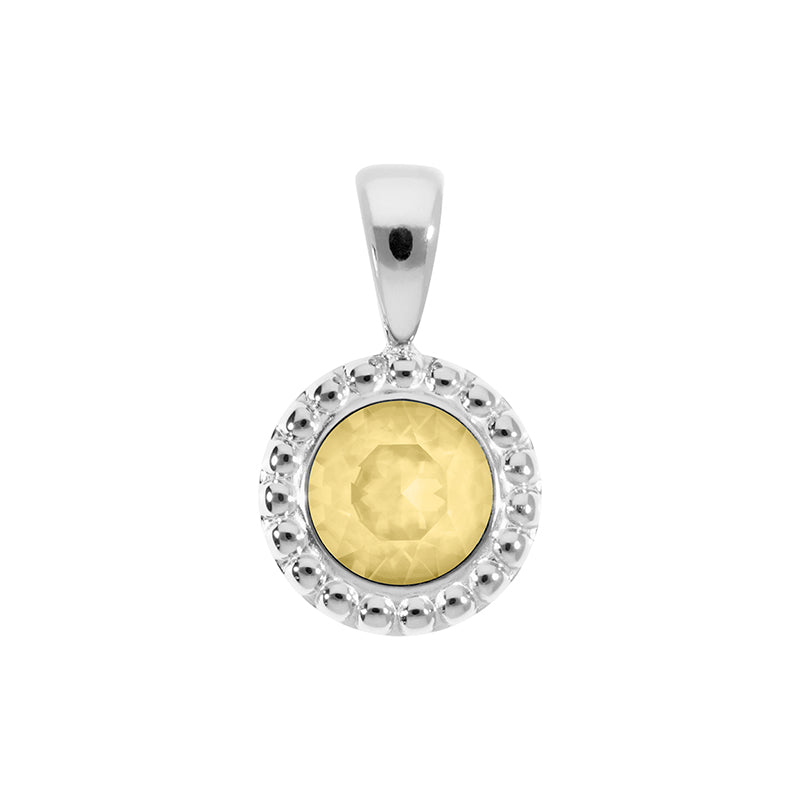 Ghiare Anhänger 11 mm - Silber Recreated Dark Jonquil