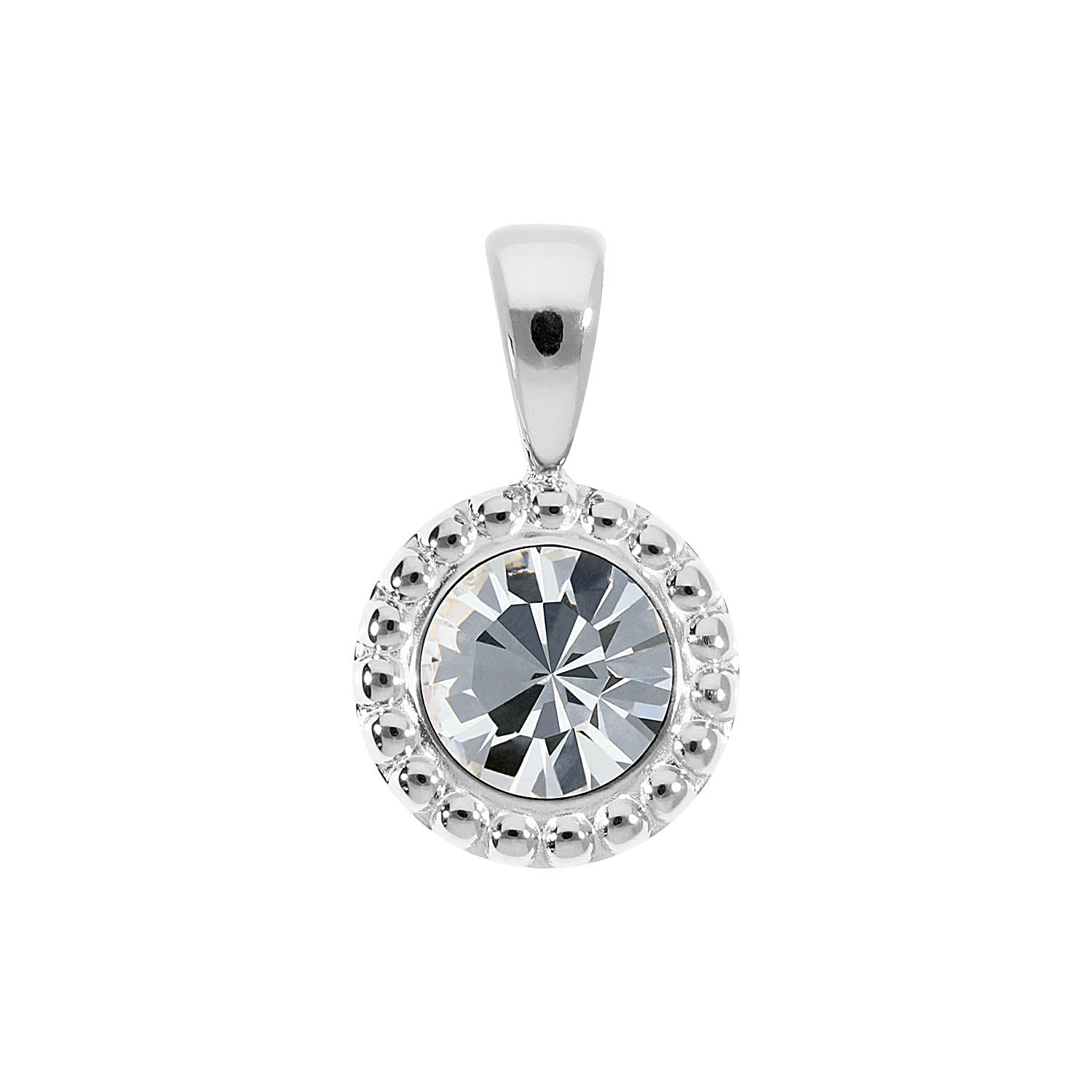 Ghiare Anhänger 11 mm - Silber crystal