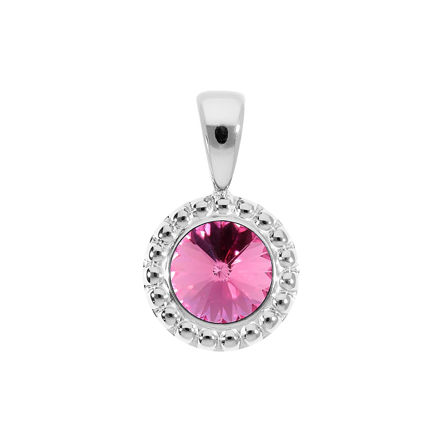 Ghiare Anhänger 11 mm - Silber rose