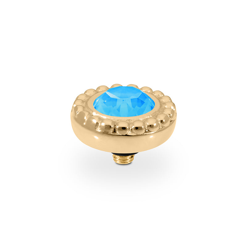 Ghiare Top 11 mm - Gold Crystal Electric Blue Ignite