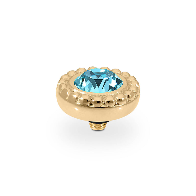 Ghiare Top 11 mm - Gold Light Turquoise