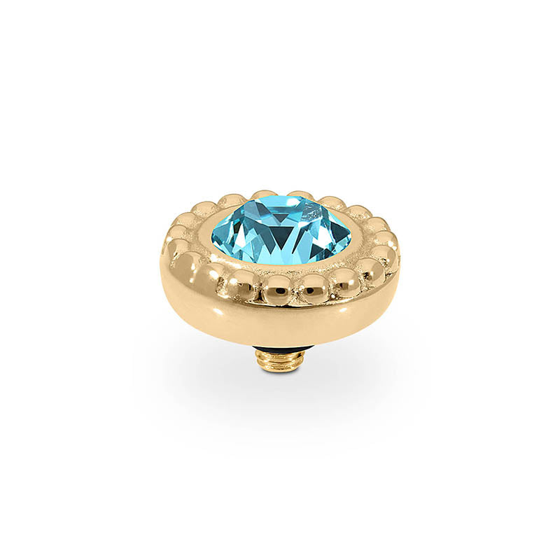 Ghiare Top 11 mm - Gold Light Turquoise