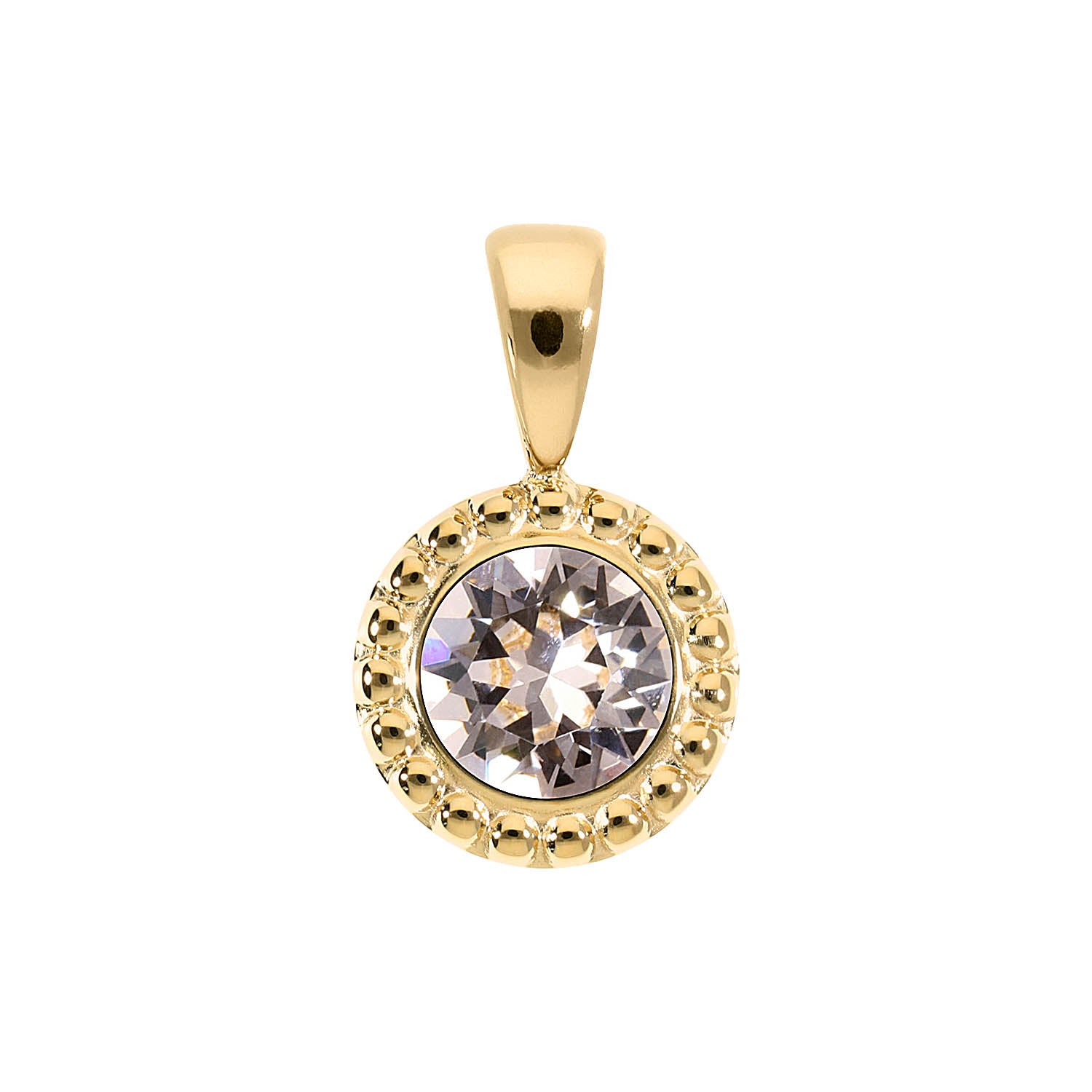Ghiare Anhänger 11 mm - Gold silk