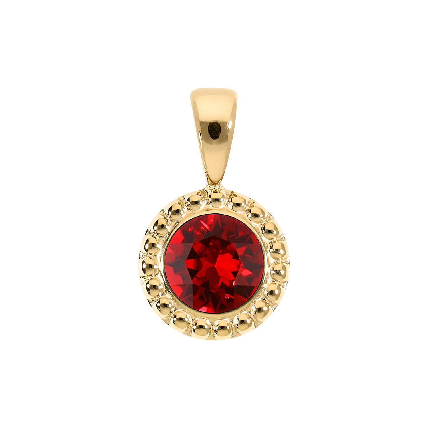 Ghiare Anhänger 11 mm - Gold scarlet