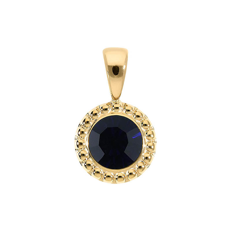 Ghiare Anhänger 11 mm - Gold Dark Indigo