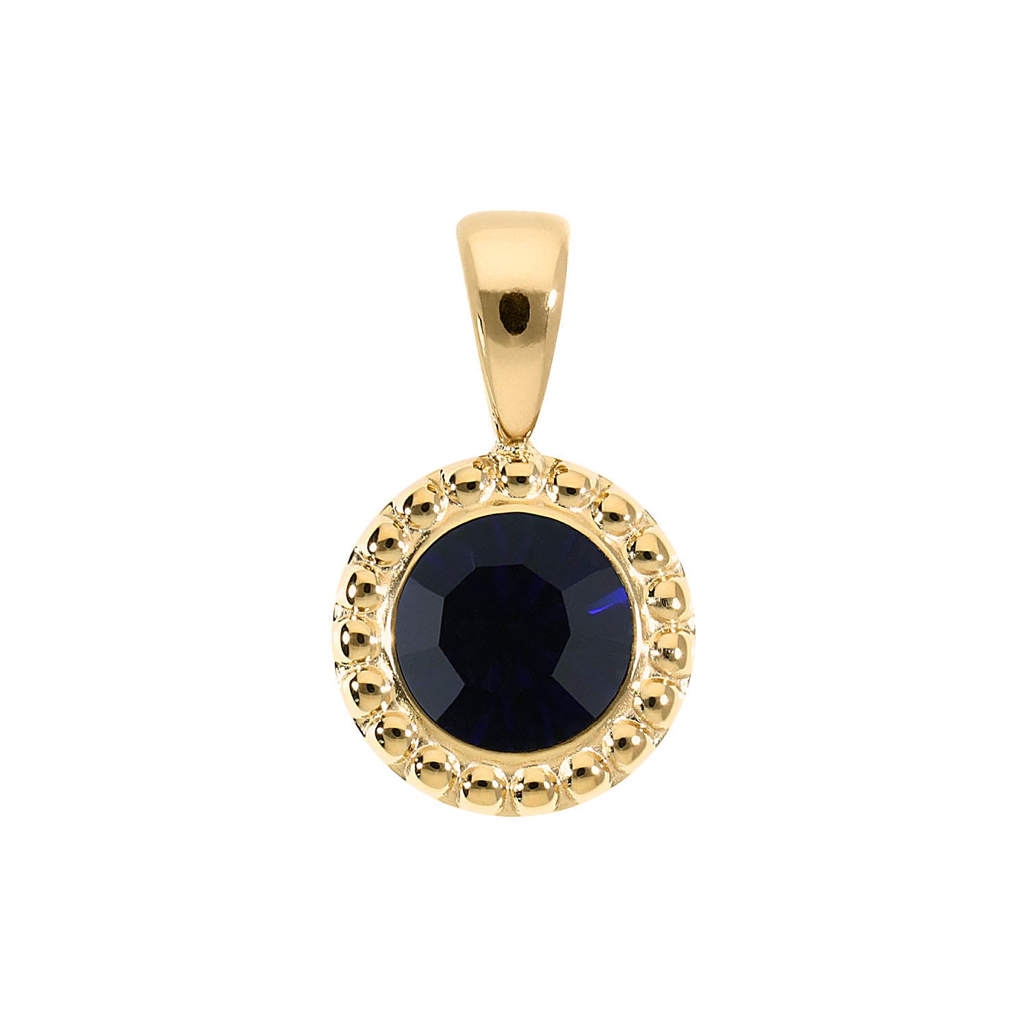 Ghiare Anhänger 11 mm - Gold Dark Indigo