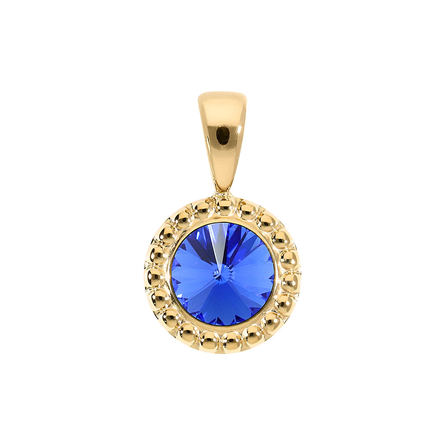 Ghiare Anhänger 11 mm - Gold sapphire