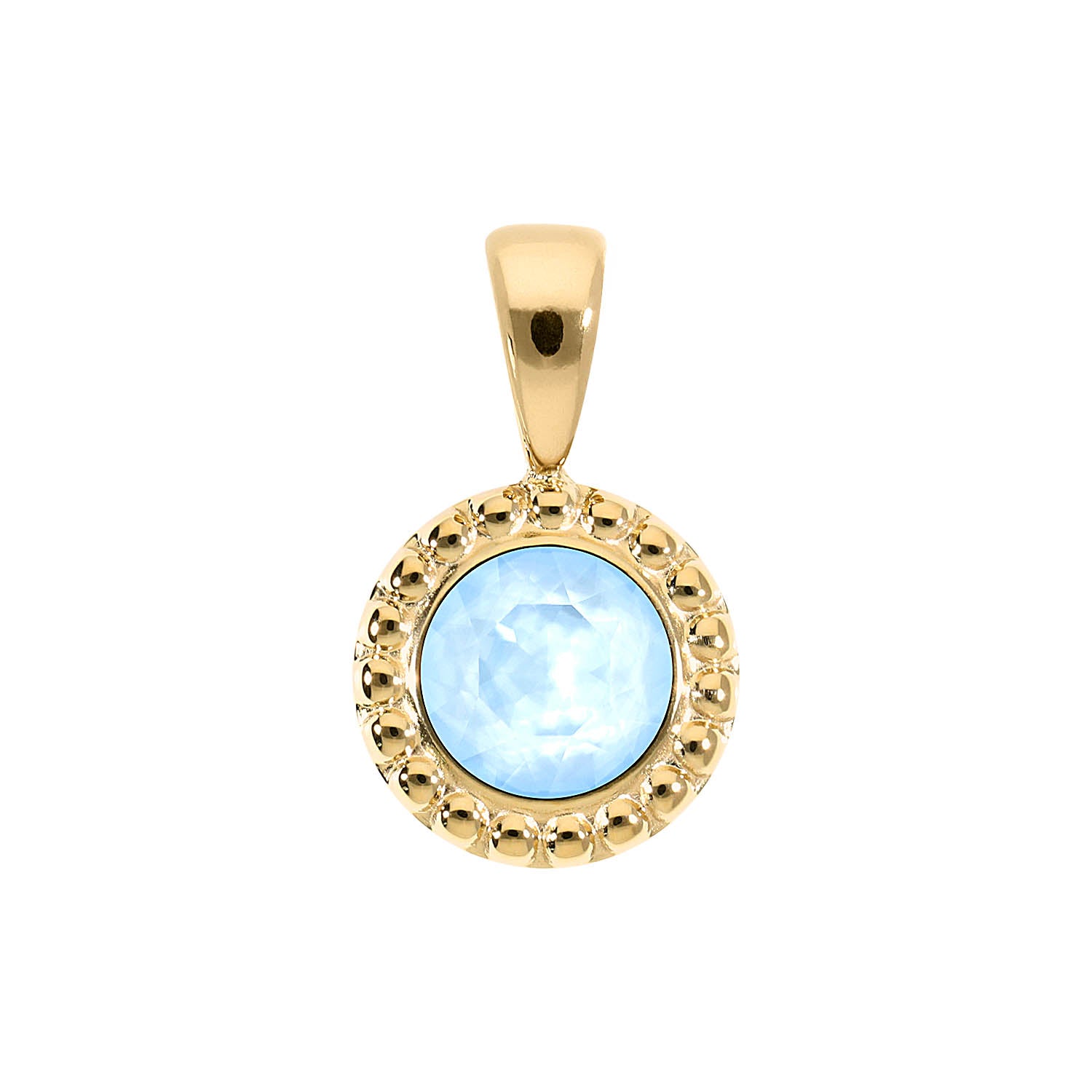 Ghiare Anhänger 11 mm - Gold crystal sky ignite