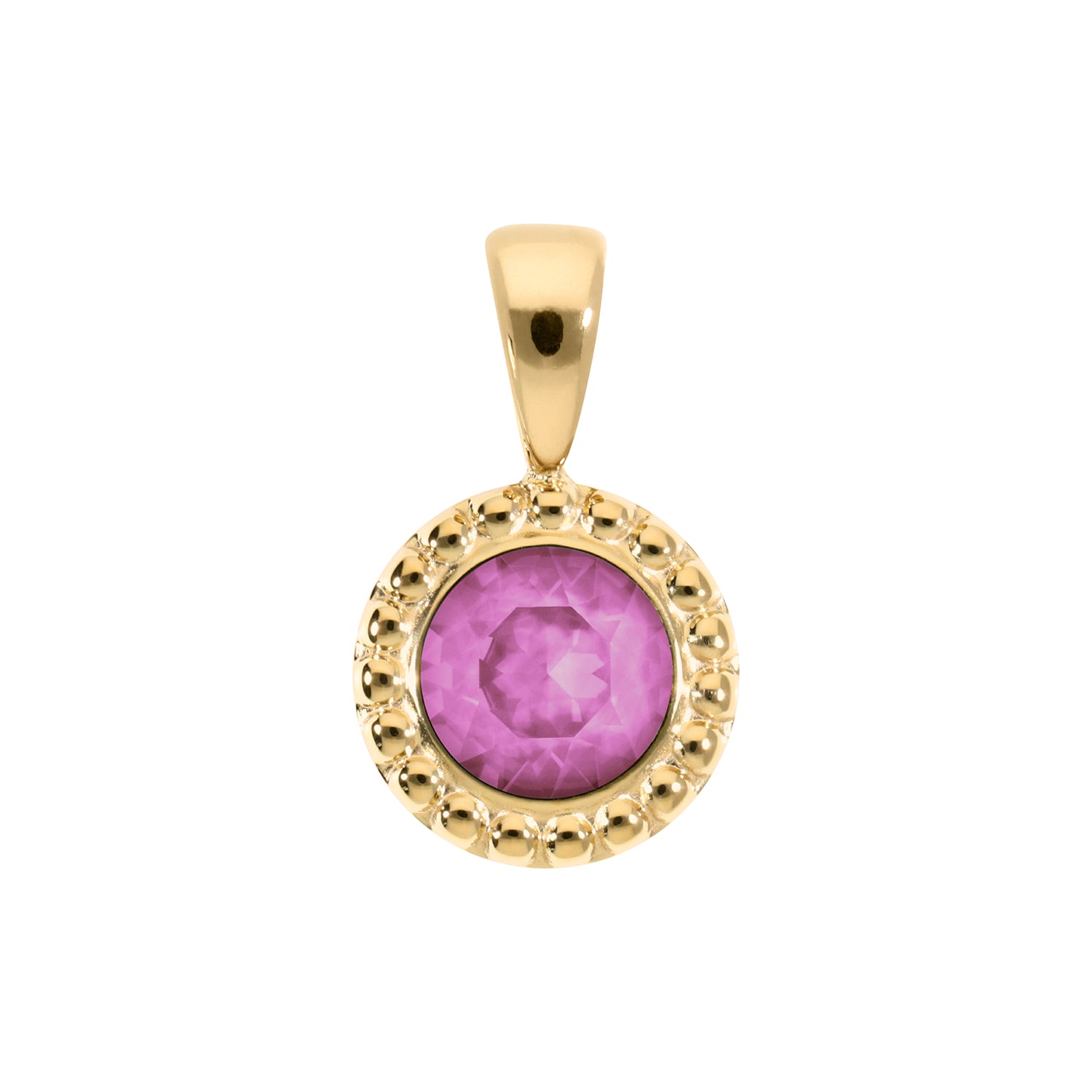 Ghiare Anhänger 11 mm - Gold Crystal Orchid Ignite
